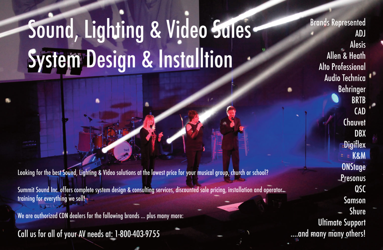 Equipment Sales Summit Sound